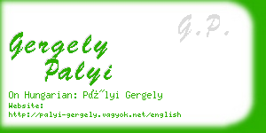 gergely palyi business card